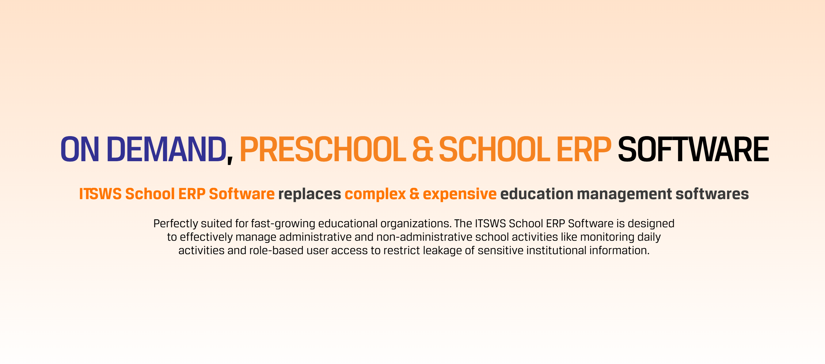 Preschool CRM and ERP Software